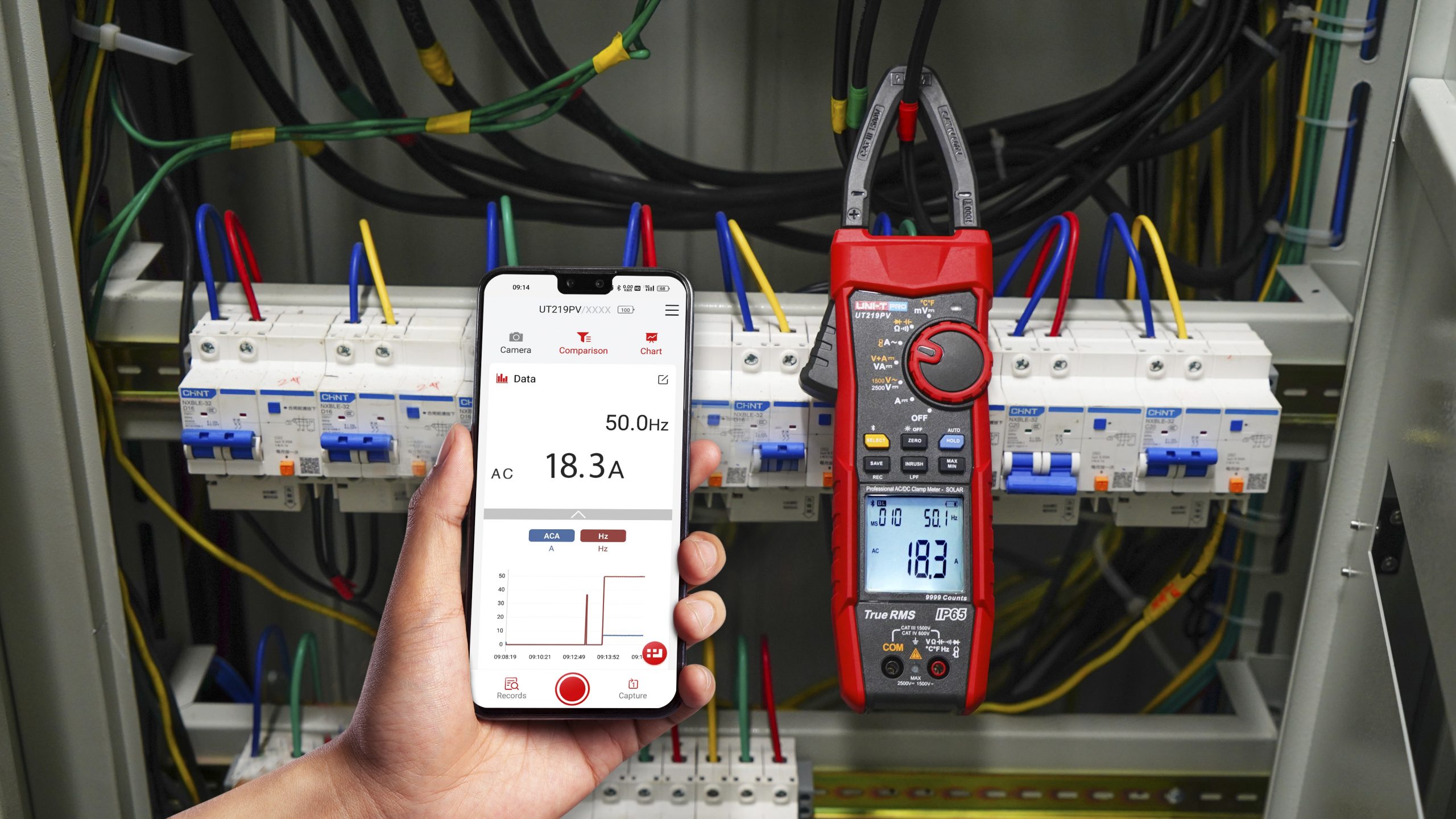 Bluetooth APP:By utilizing the Bluetooth app, you can conveniently record the testing results and measurement details. Moreover, the testing reports and data can be effortlessly transported and shared with your colleagues or team members.