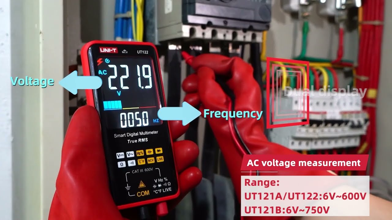 UT121 Series Smart Digital Multimeters