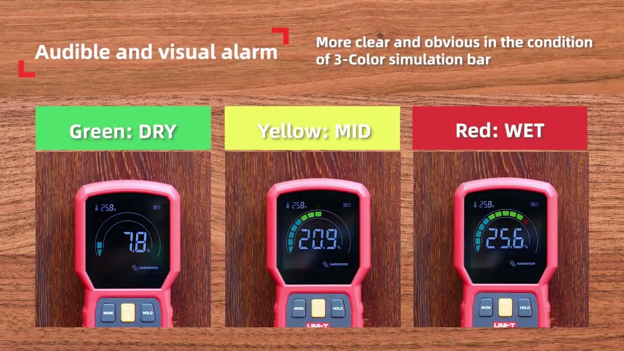 UT377C Pinless Moisture Meter