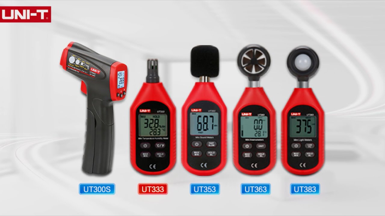UT333/UT333BT Mini Temperature Humidity Meters