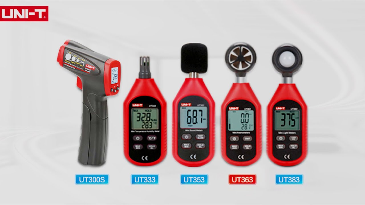 UT363/UT363BT Mini Anemometers