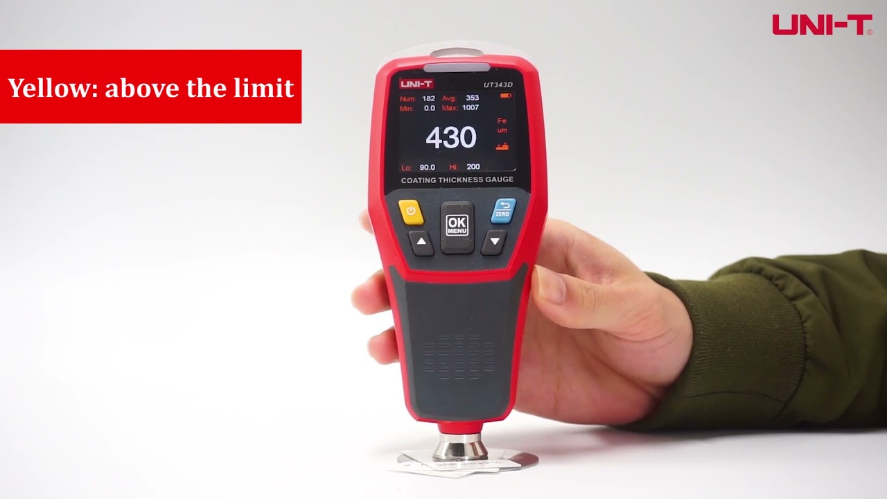 UT343D Coating Thickness Gauge