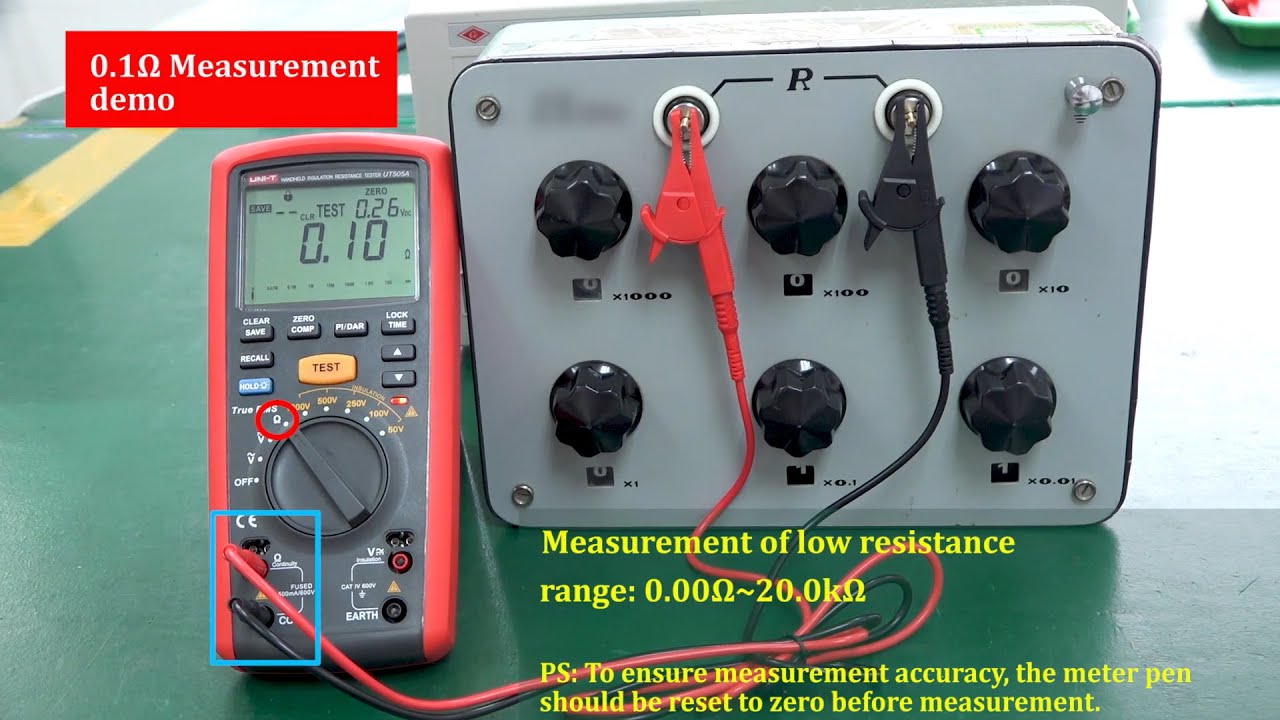 UT505 Series Handheld Insulation Resistance Testers