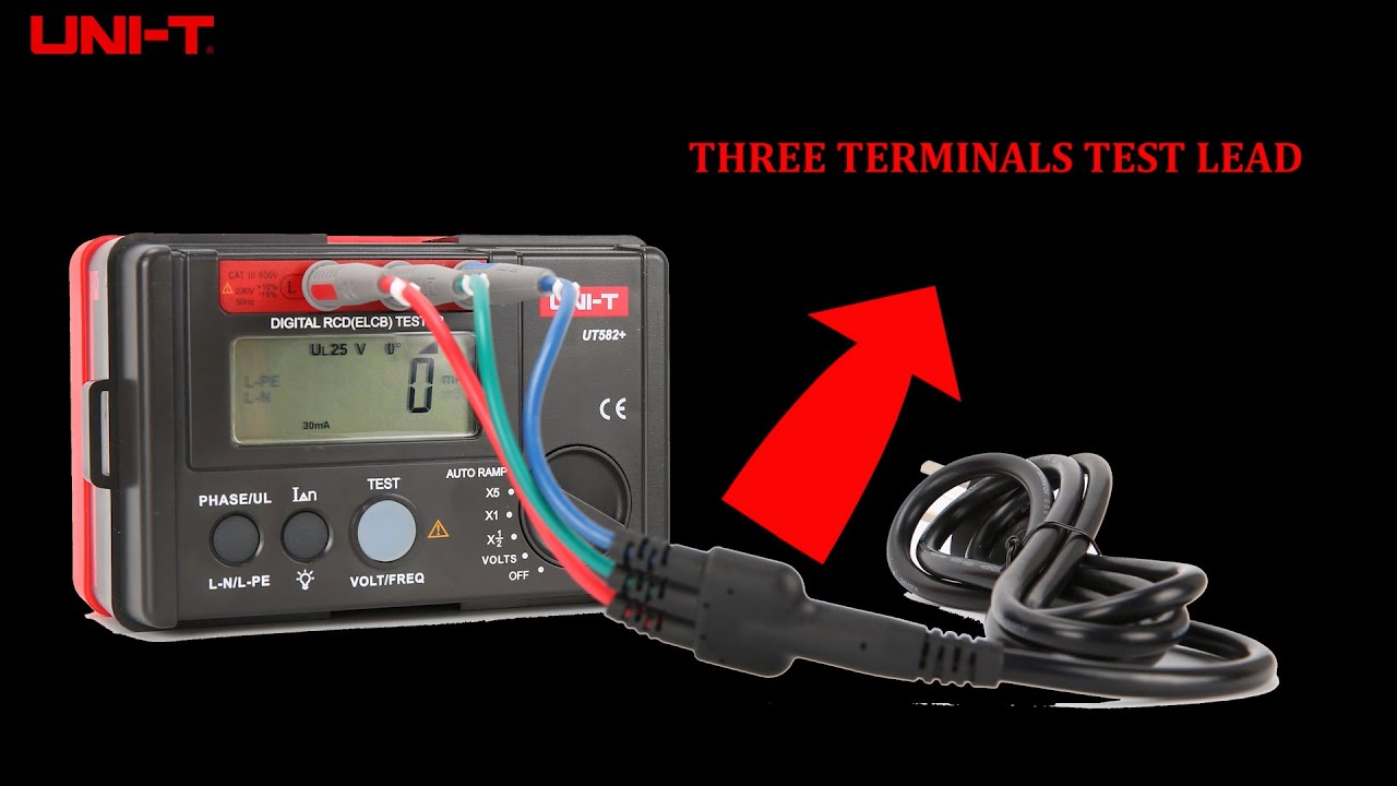 UT582+ Digital RCD (ELCB) Tester
