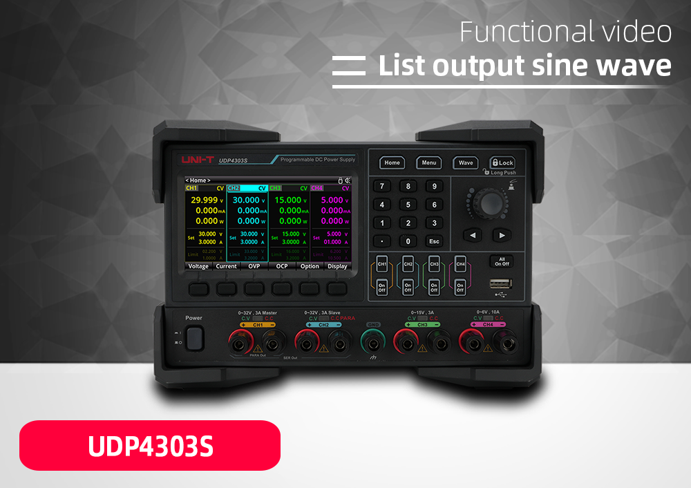 List output sine wave