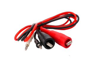 High voltage red and black test clips