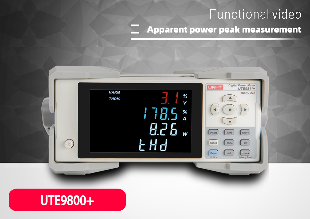 Apparent power peak measurement